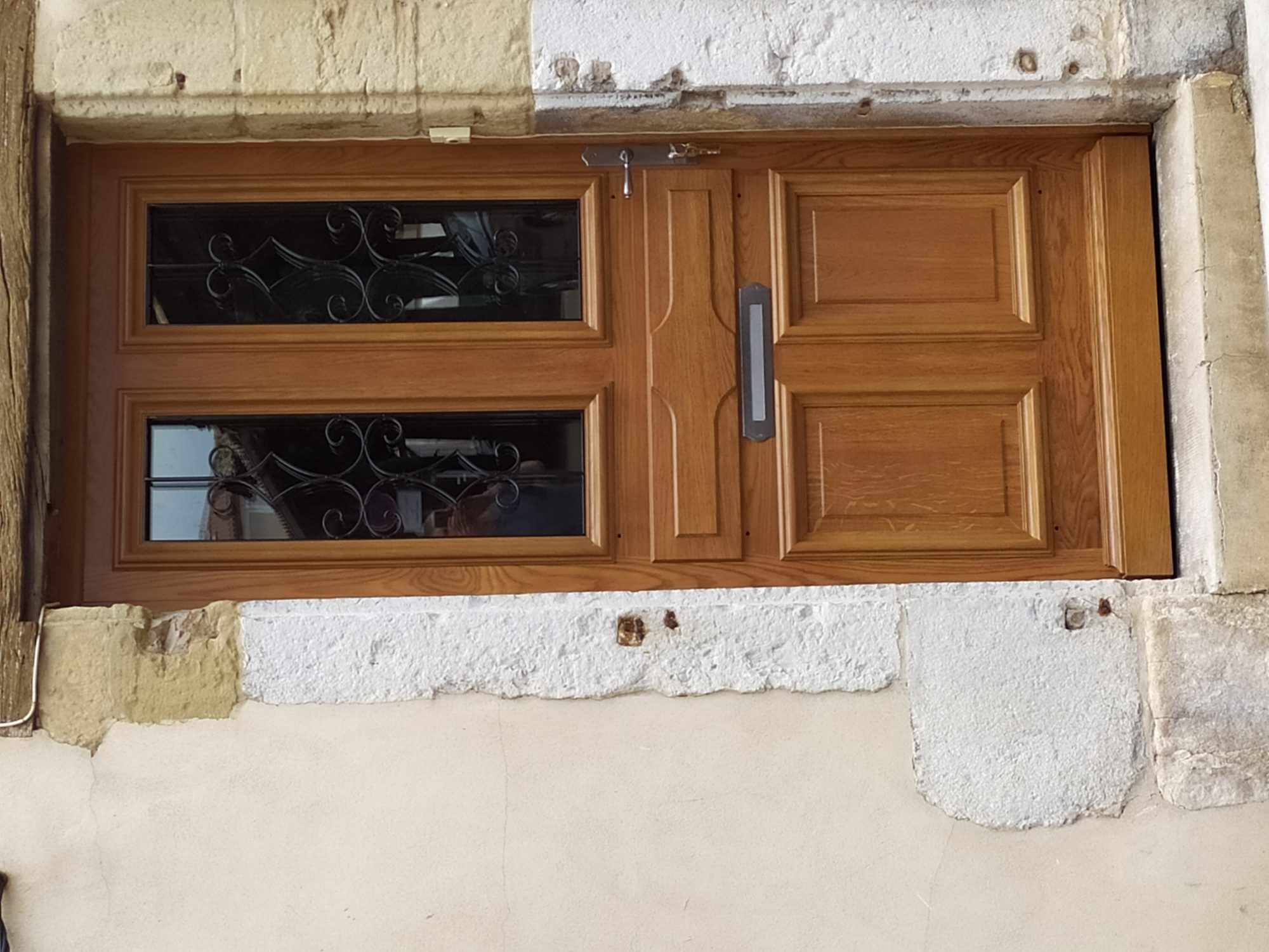 Porte D'entrée Avec Boite Aux Lettres Intégrée - Laurent Menuiserie